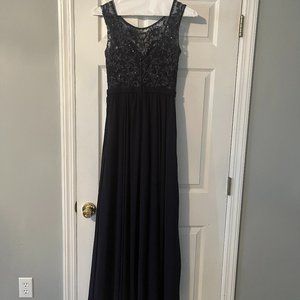 Morilee Navy Bridesmaid Dress